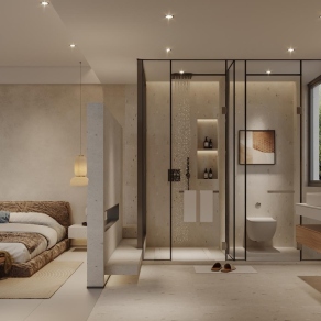 侘寂民宿客房3D模型下载